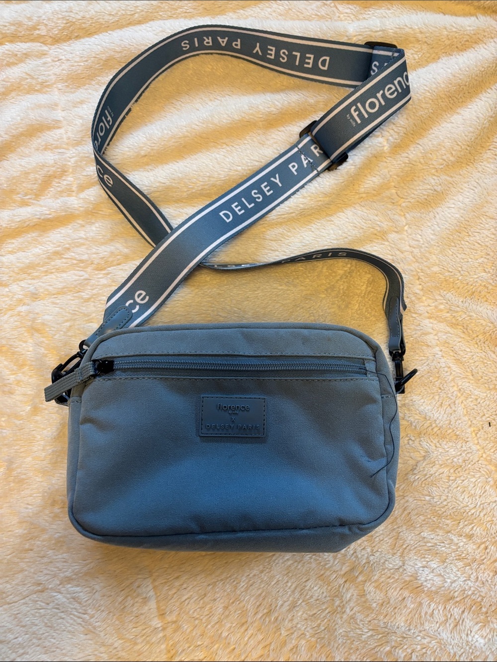 Women or Men's Crossbody Bag in Slate Blue